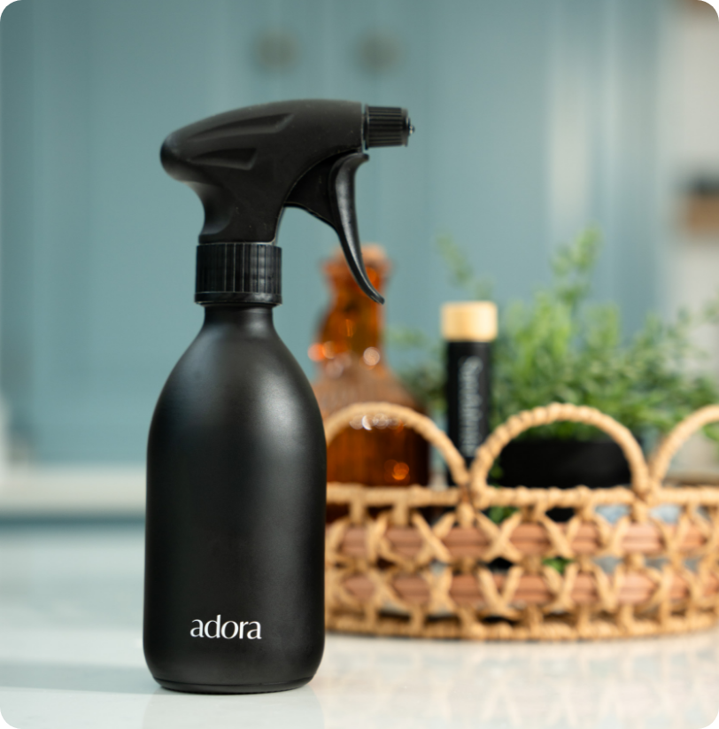 Reusable 300ml spray bottle for natural cleaning concentrates Adora