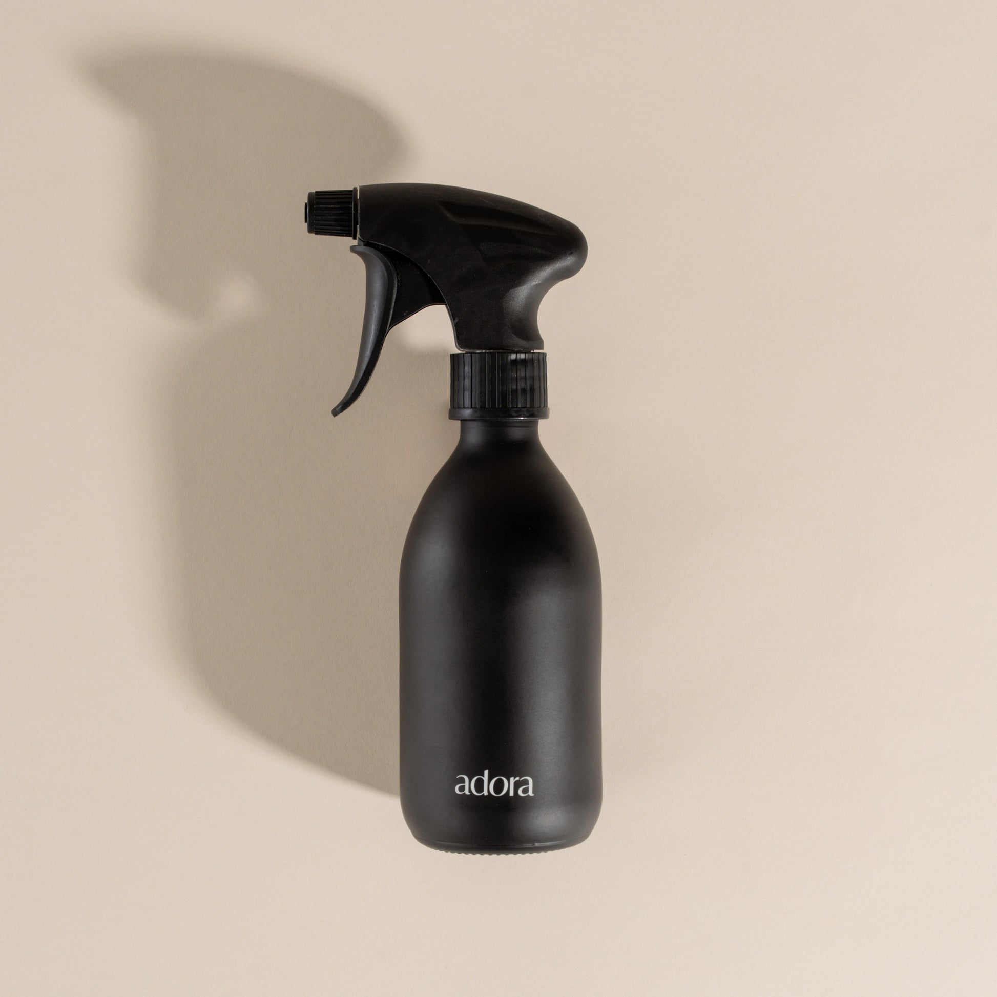 Refillable glass cleaning spray bottle eco-friendly sustainable alternative to plastic
